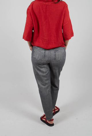Long Geishan Trousers in Anthra