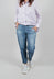 Long Geishan Trousers in Denim