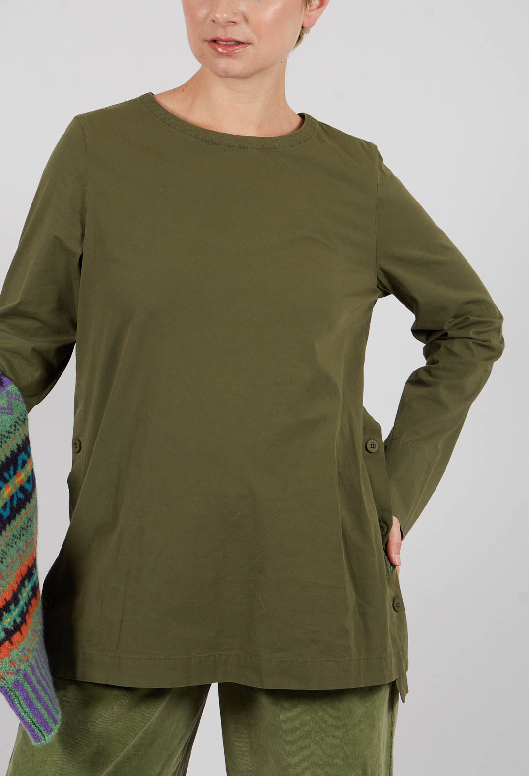 Mapota Top in Khaki