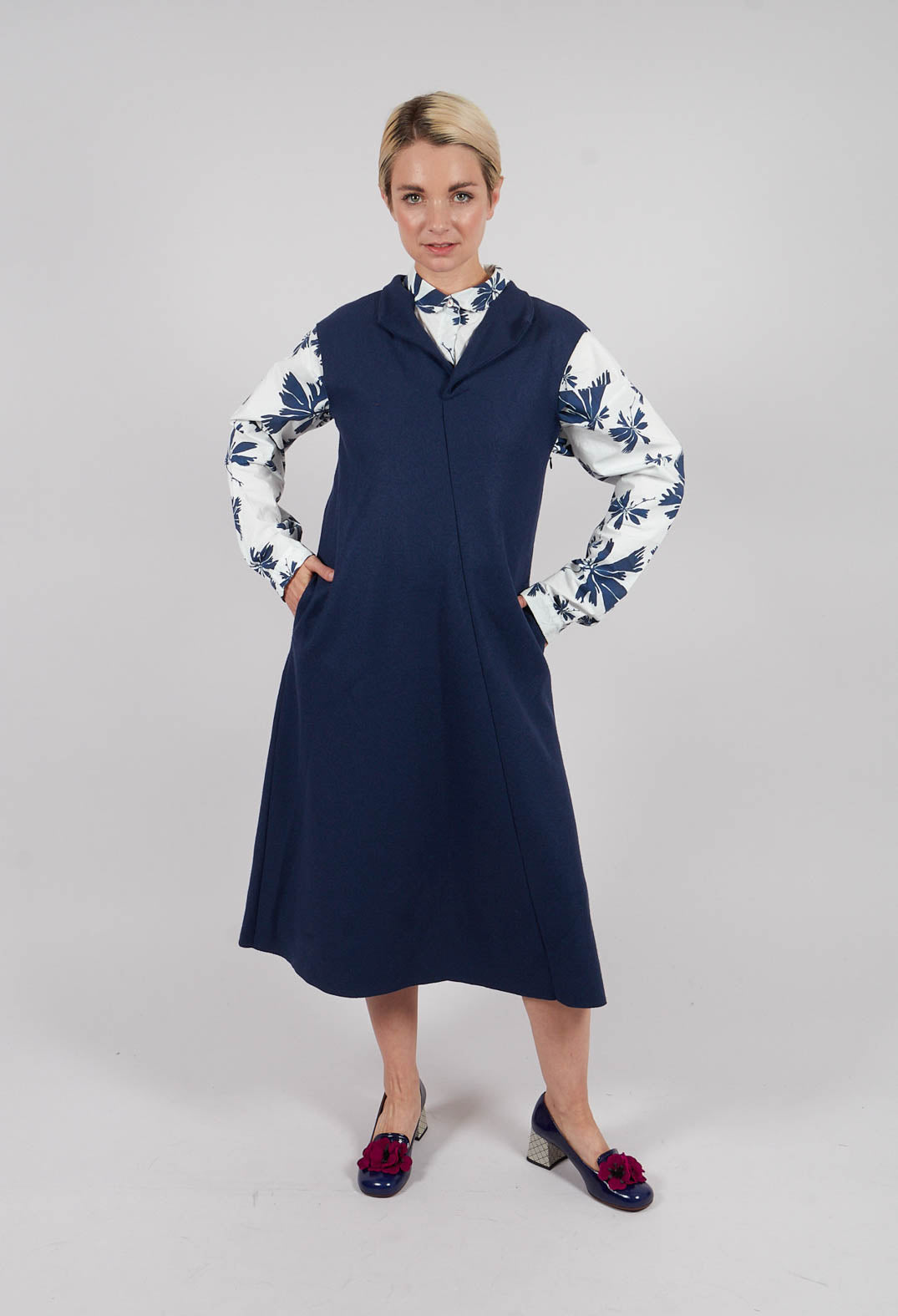 Toya Dress in Dark Night