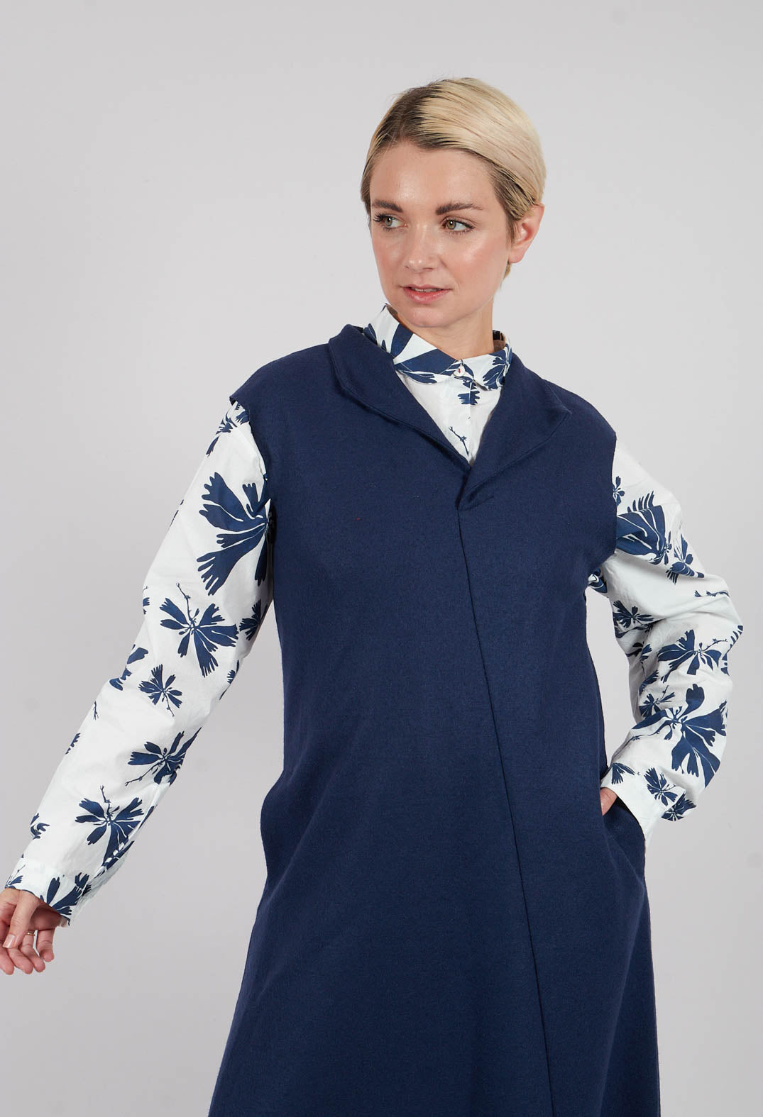 Toya Dress in Dark Night