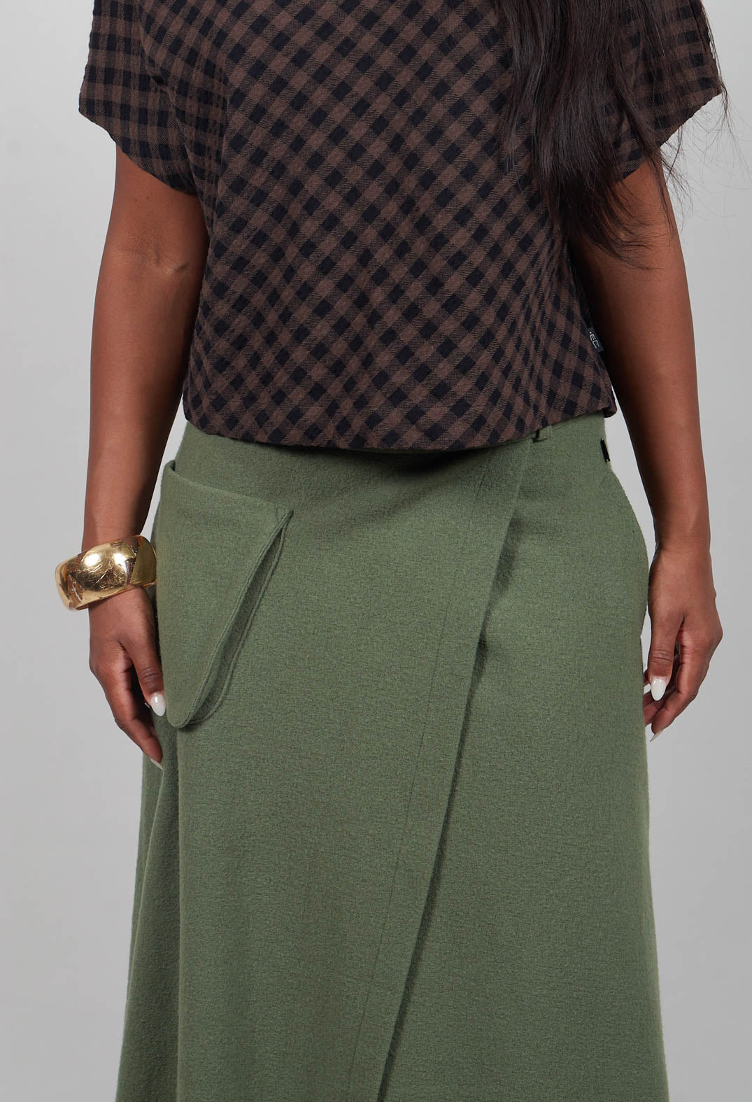 Kribi Skirt in Khaki