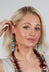 Three Pendant Part Earrings in Tornado Burgundy