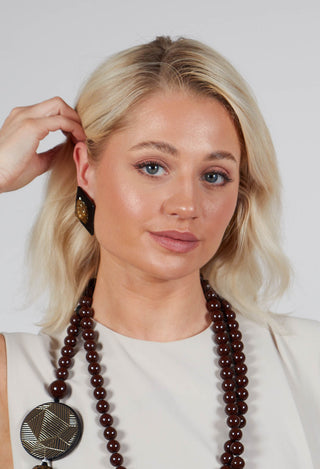 Square Earrings in Gold