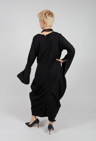 Jersey Vino Dress in Black