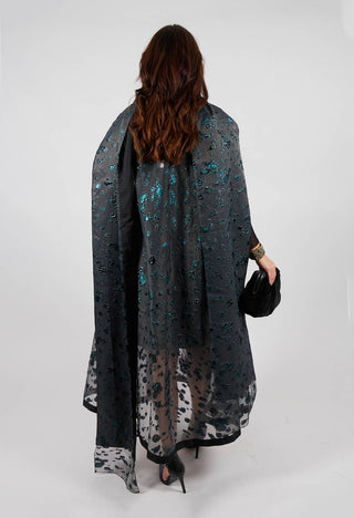 Irmo Dress In Black-Green