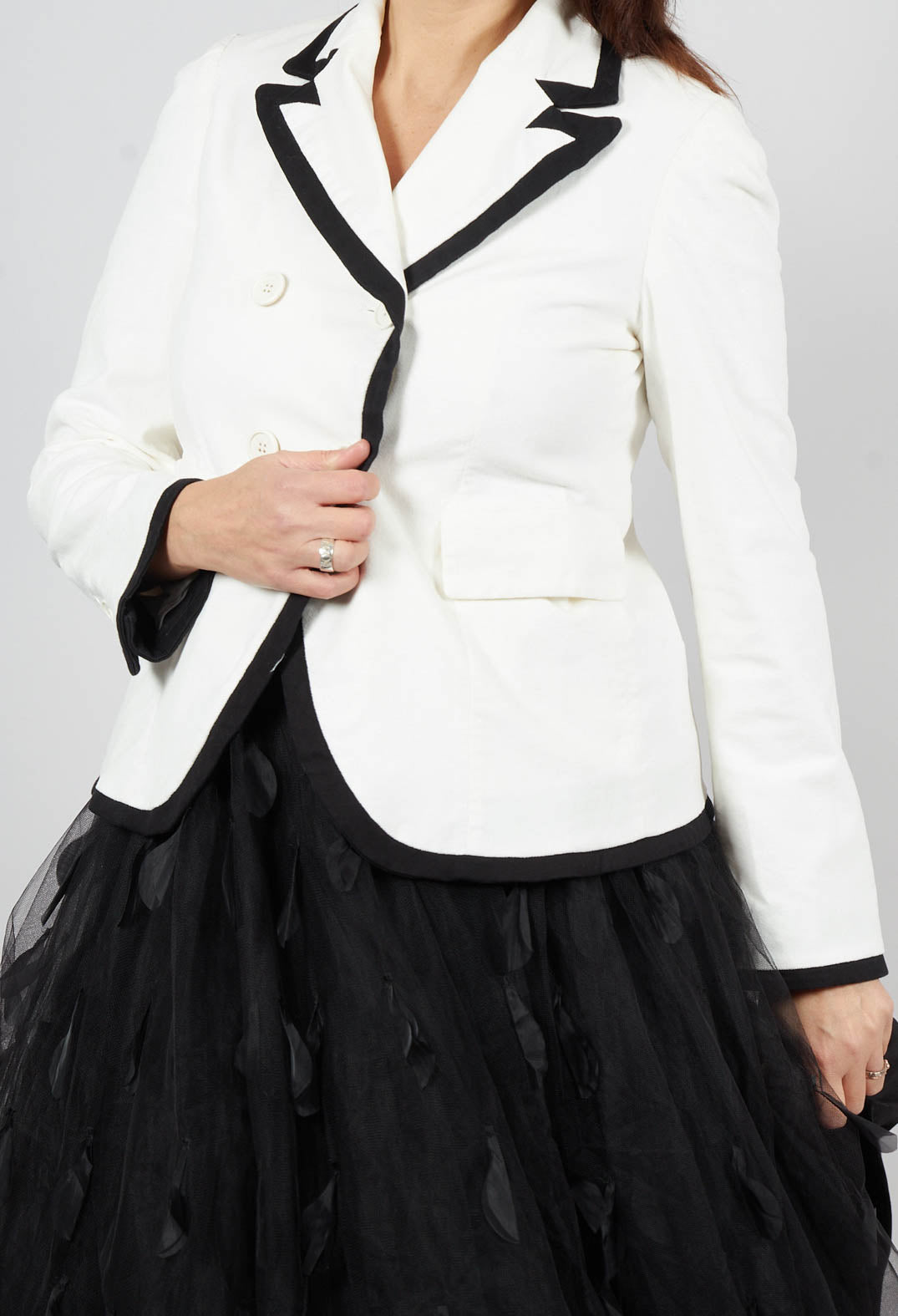 Cotton Jacket in Cream