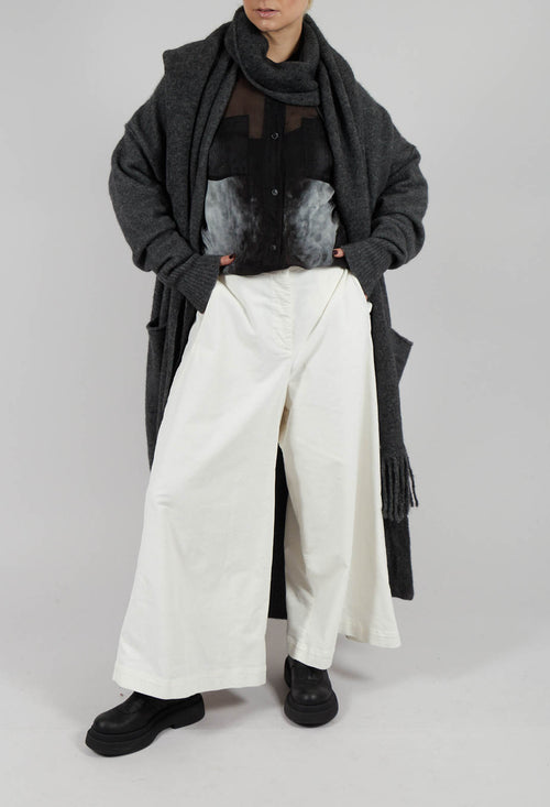 Cotton Trousers in Cream