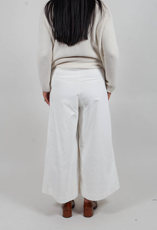 Cotton Trousers in Cream