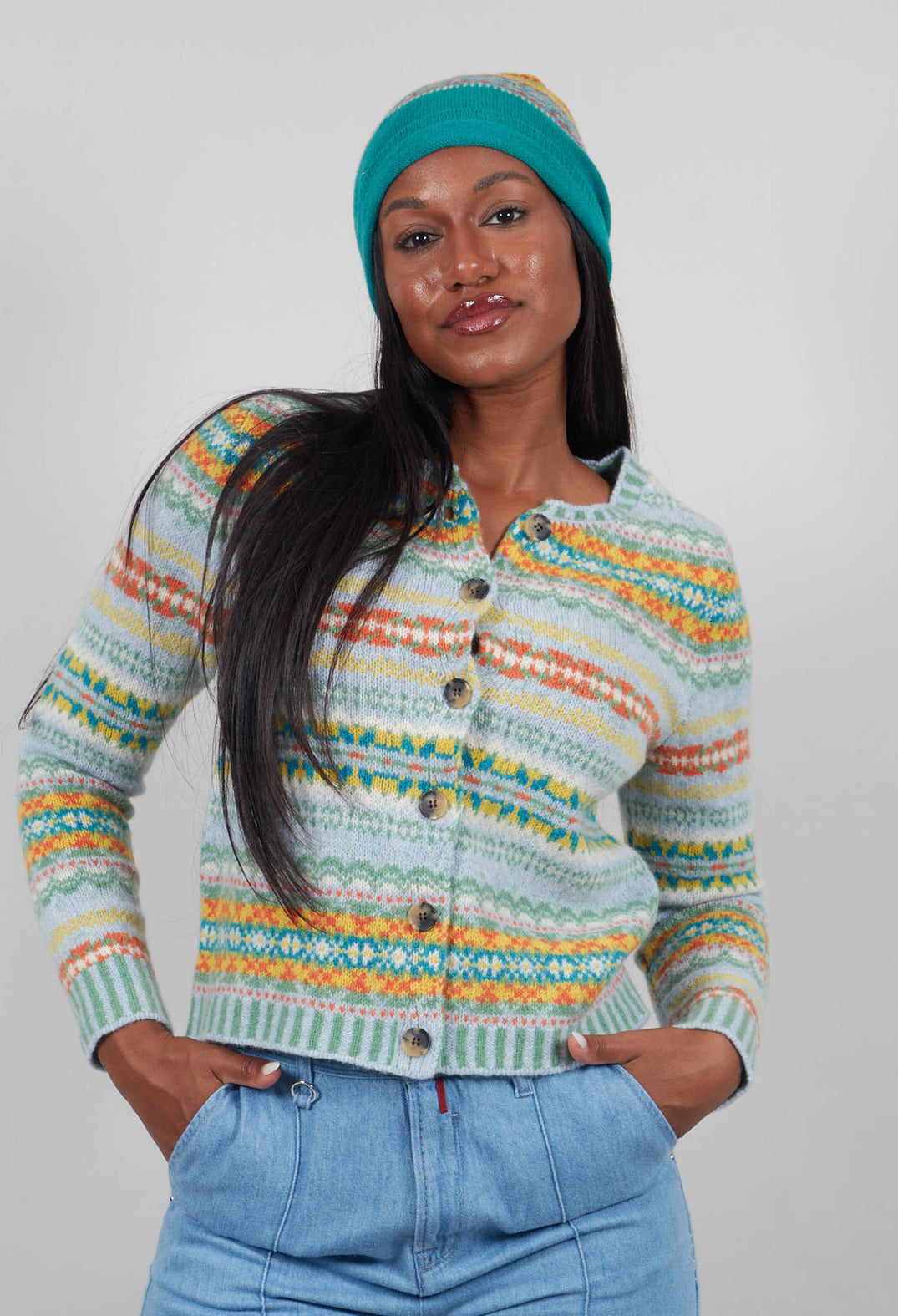 Alloa Beanie Hat in Calla