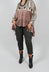 Tailored Cropped Trousers in Forest