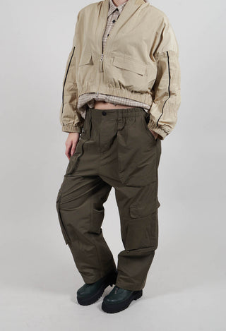 Cargo Style Trousers in Khaki