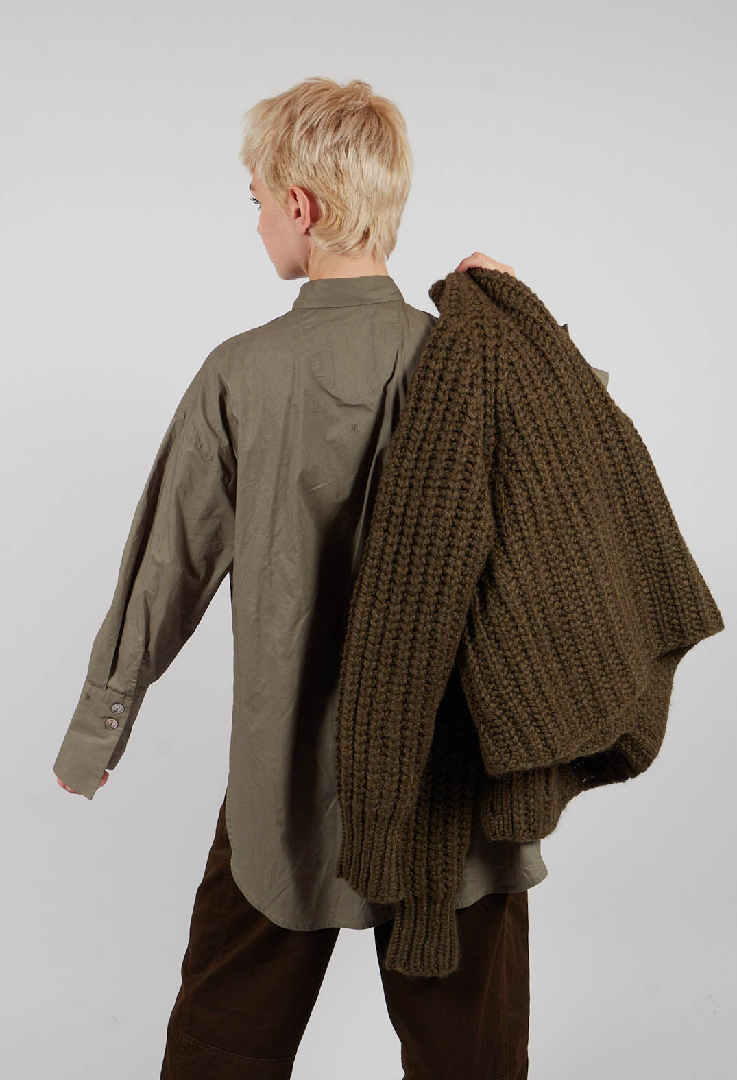 Relaxed Fit shirt in Khaki