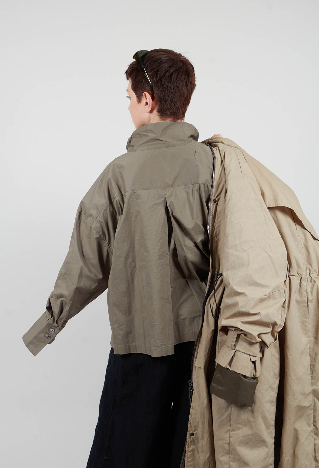 Utility Style Jacket in Khaki