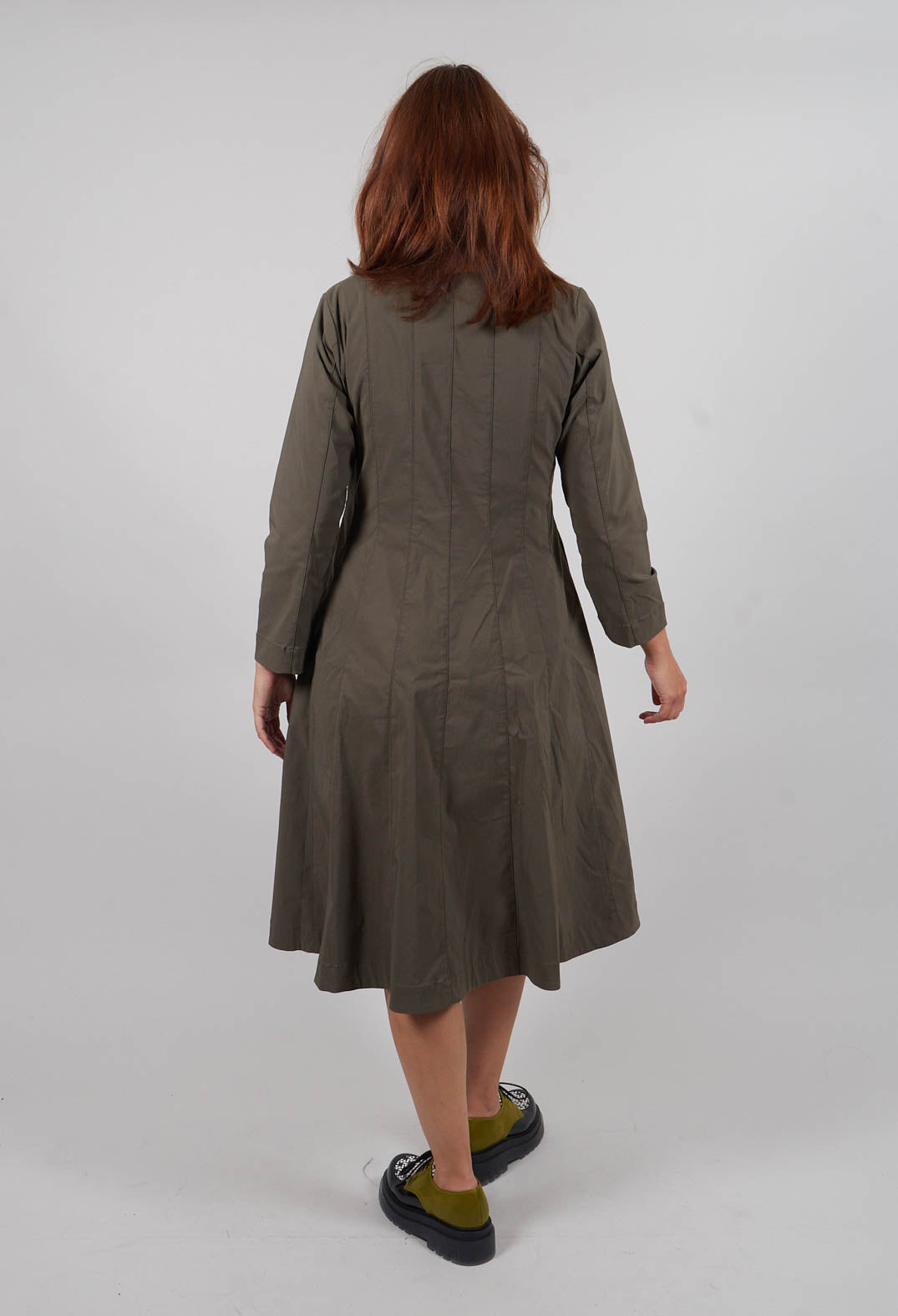 Utility Style Dress in Khaki