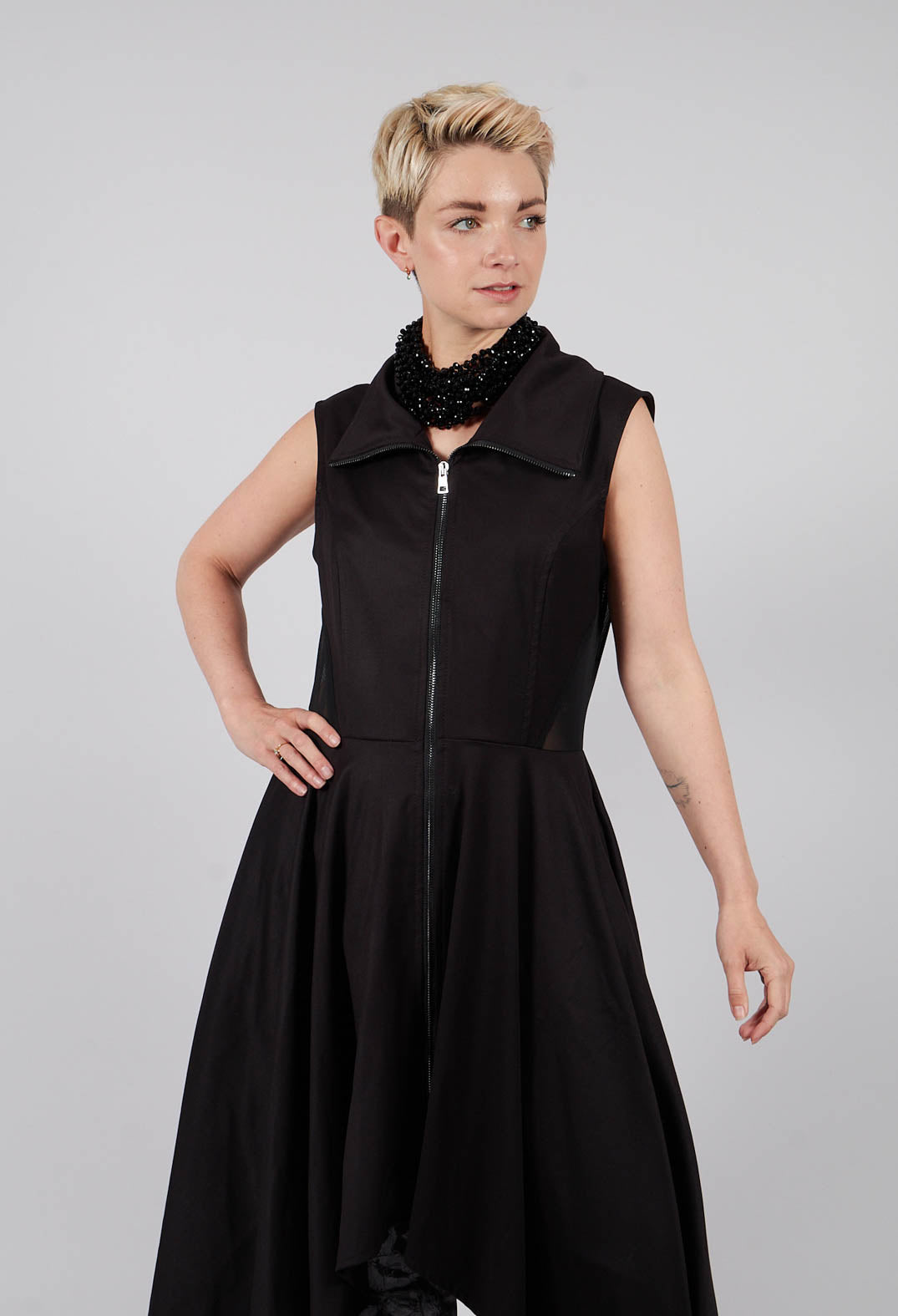 Sleeveless Dress in Black
