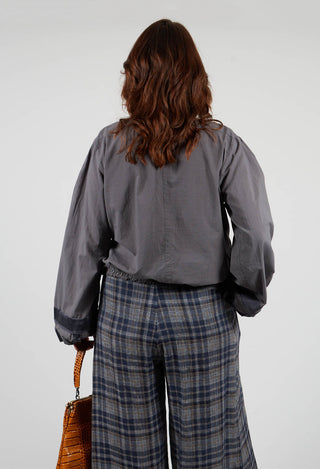 Cotton Shirt in Anthracite