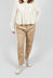 Straight Leg Trousers in Beige