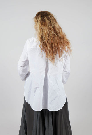 Light Taffeta Blouse in White