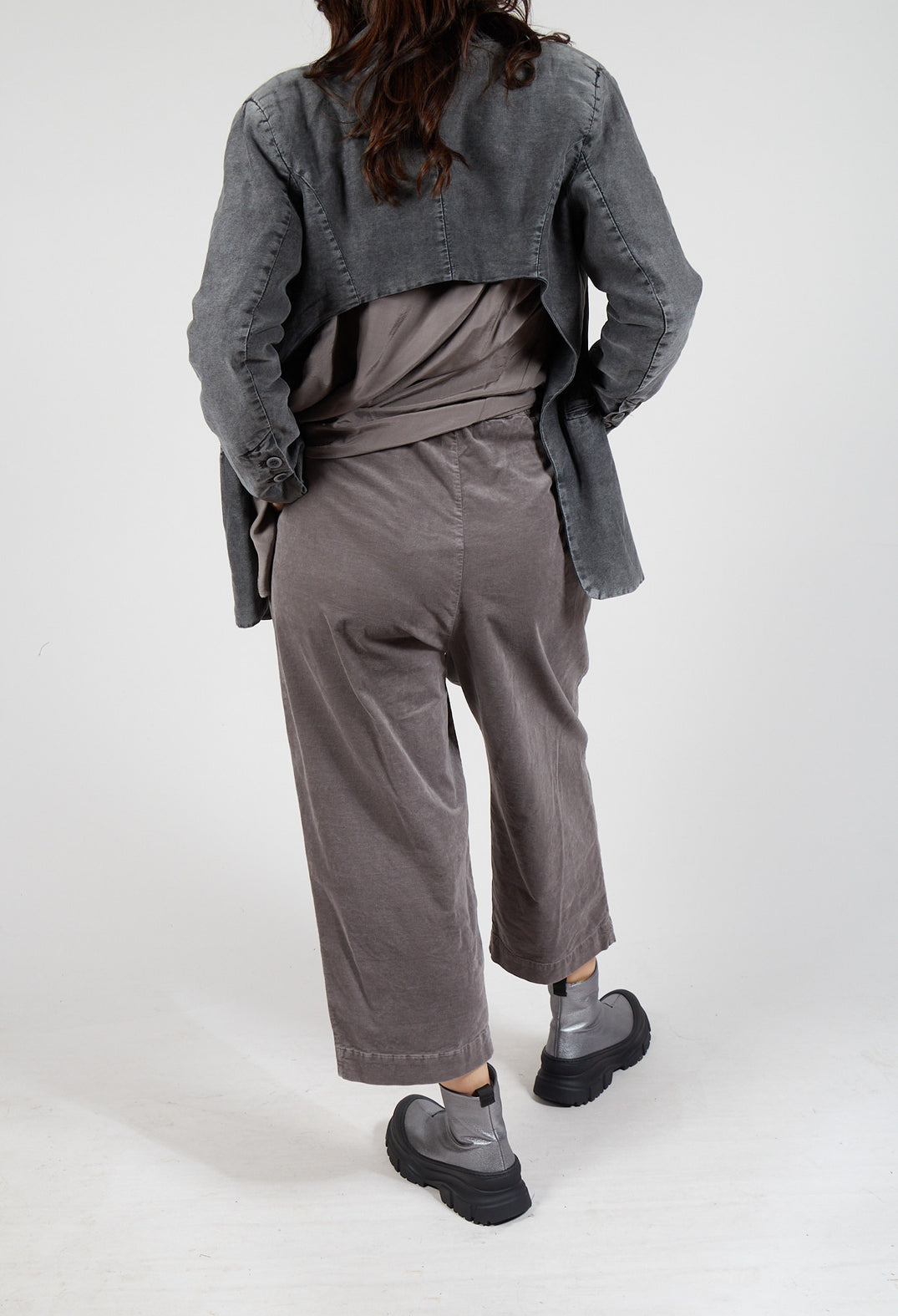 Balloon Leg Trousers in Iron