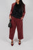 Balloon Leg Trousers in Intense Rust