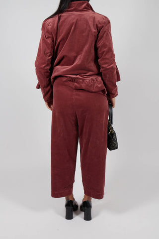Balloon Leg Trousers in Intense Rust