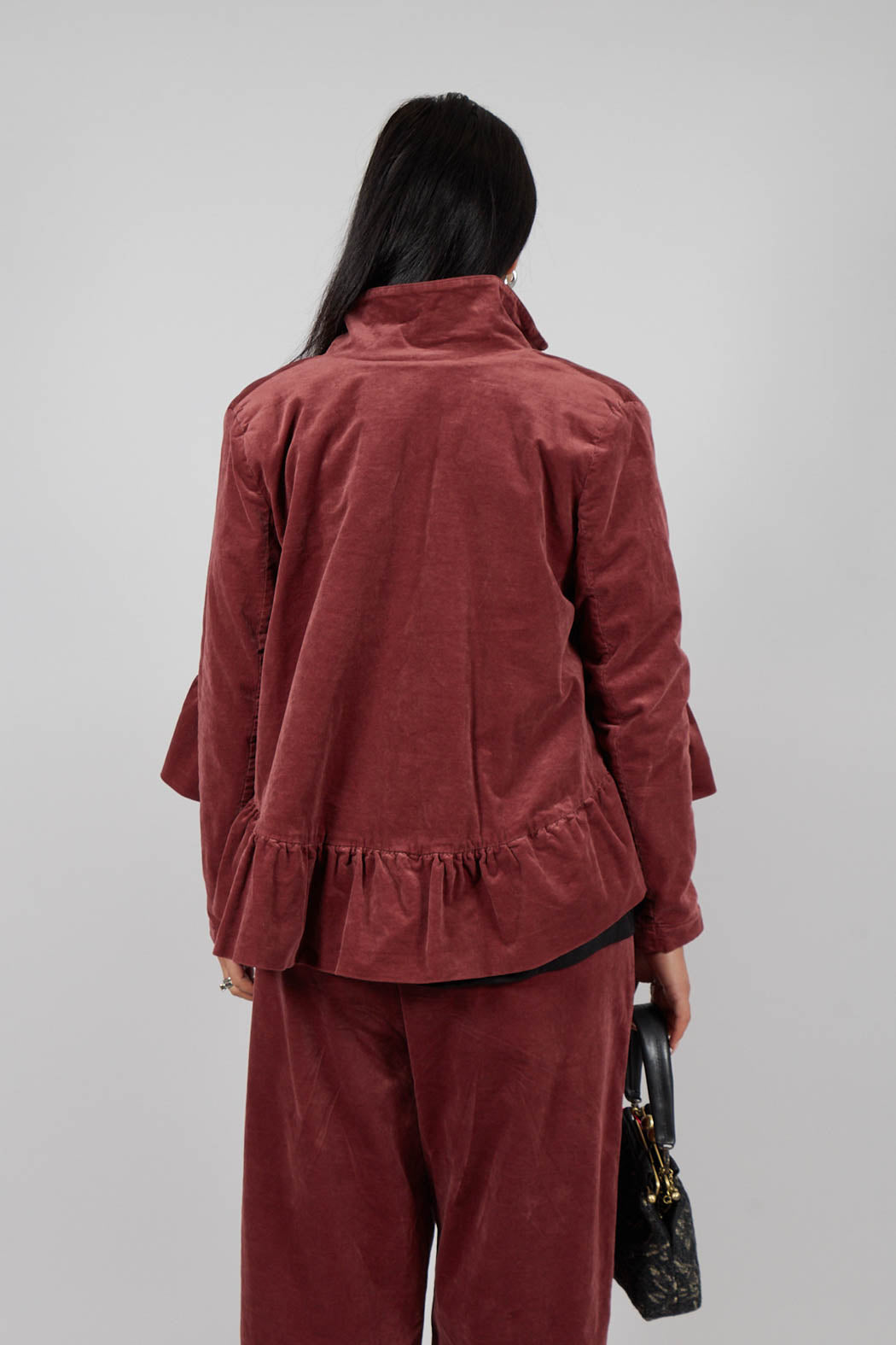 Short Structured Jacket in Rust