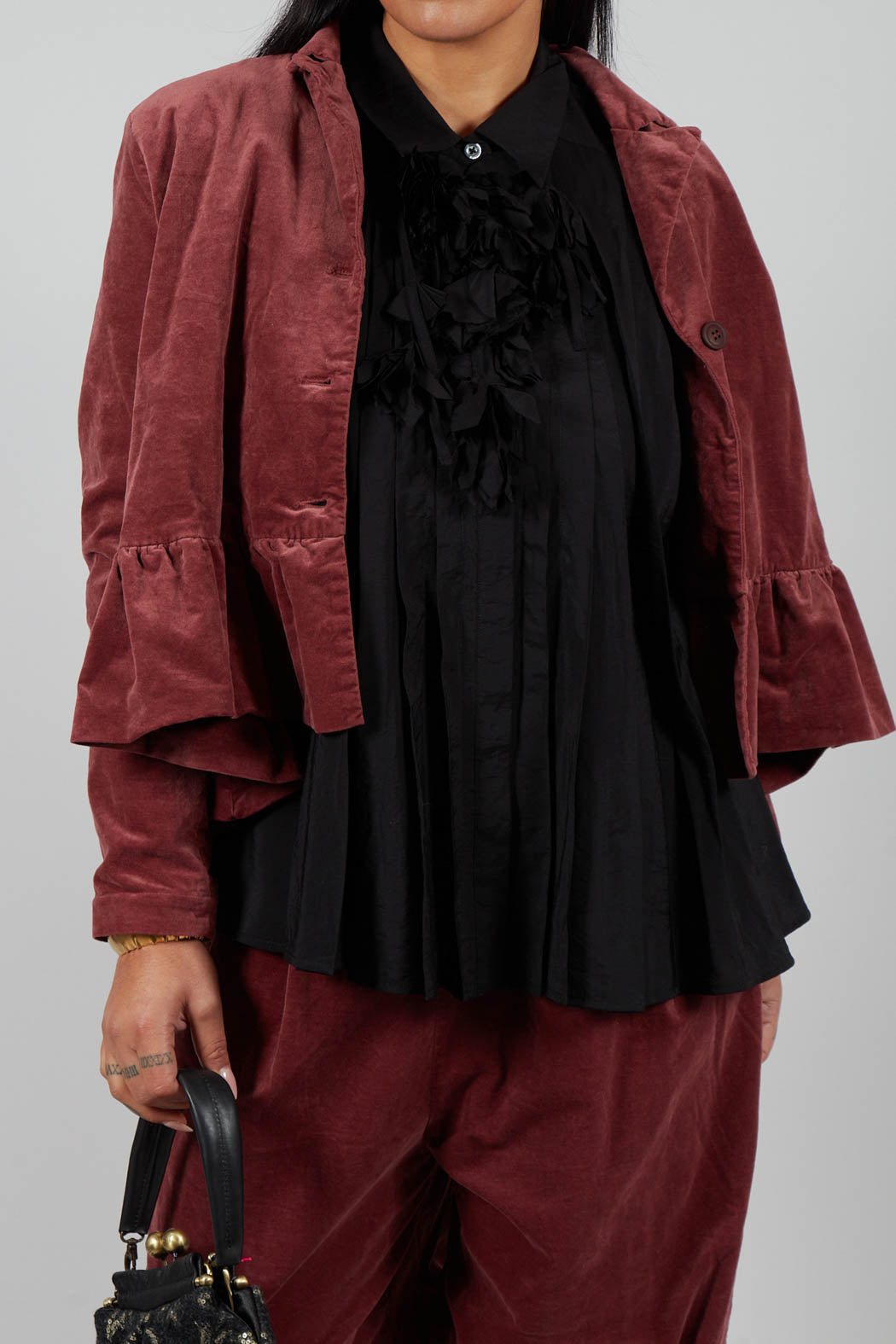 Short Structured Jacket in Rust