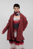 Vintage Look Coat in Intense Rust