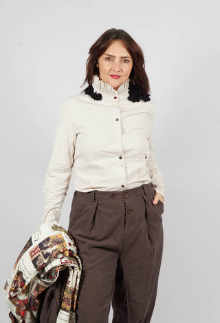 Cotton Shirt in Powder