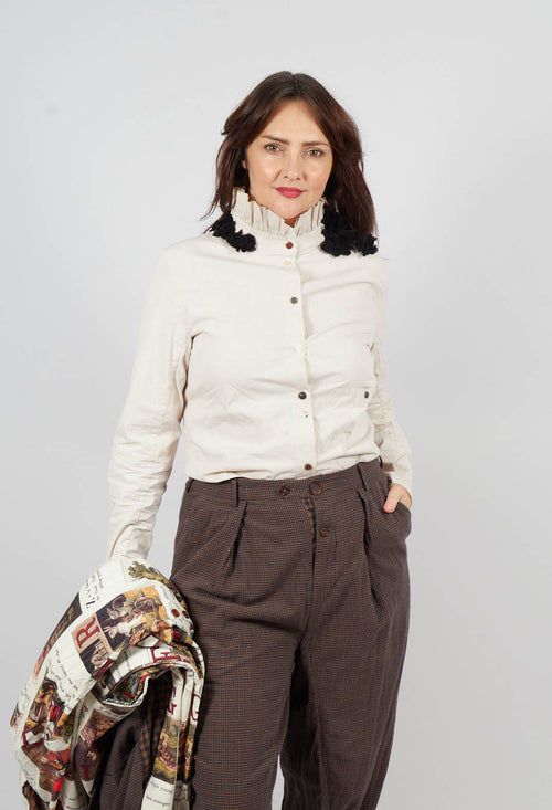 Cotton Shirt in Powder