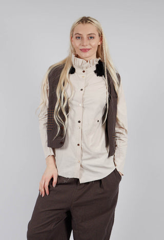 Cotton Shirt in Powder