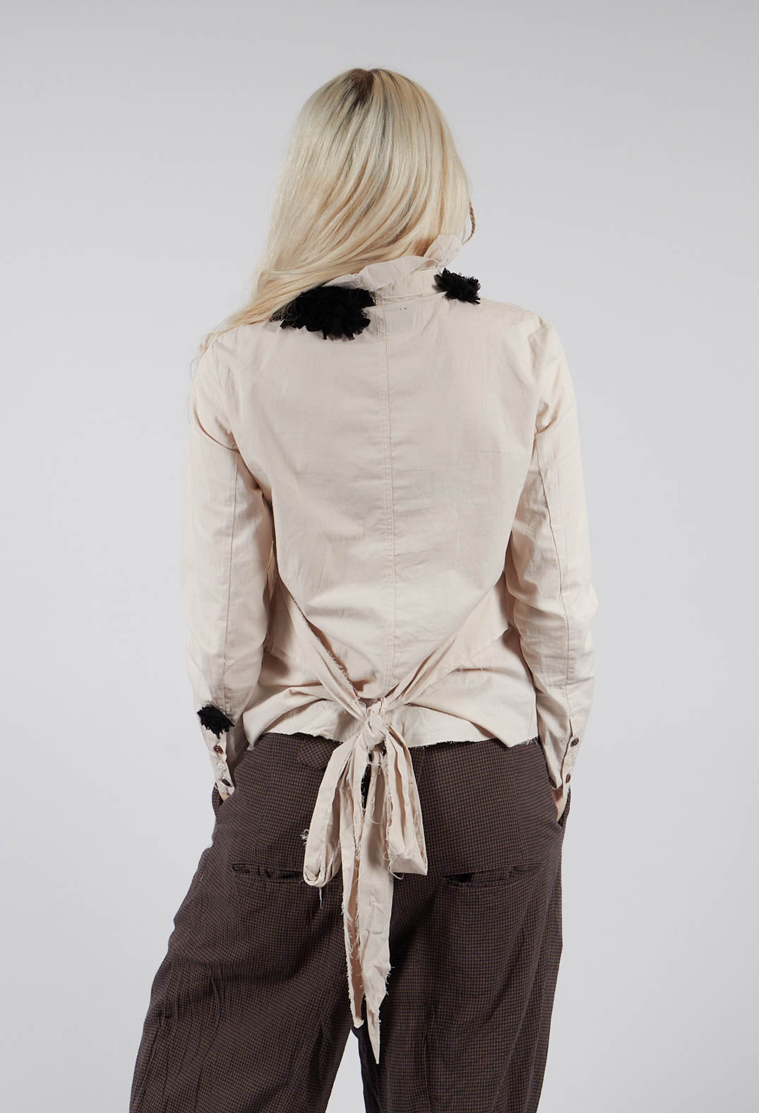 Cotton Shirt in Powder