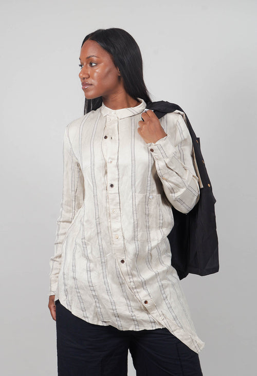 Striped Shirt in Ivory