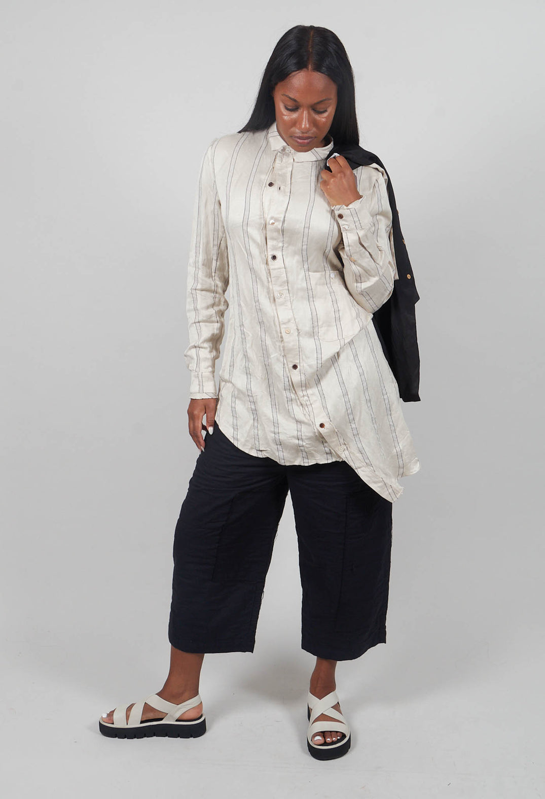 Striped Shirt in Ivory