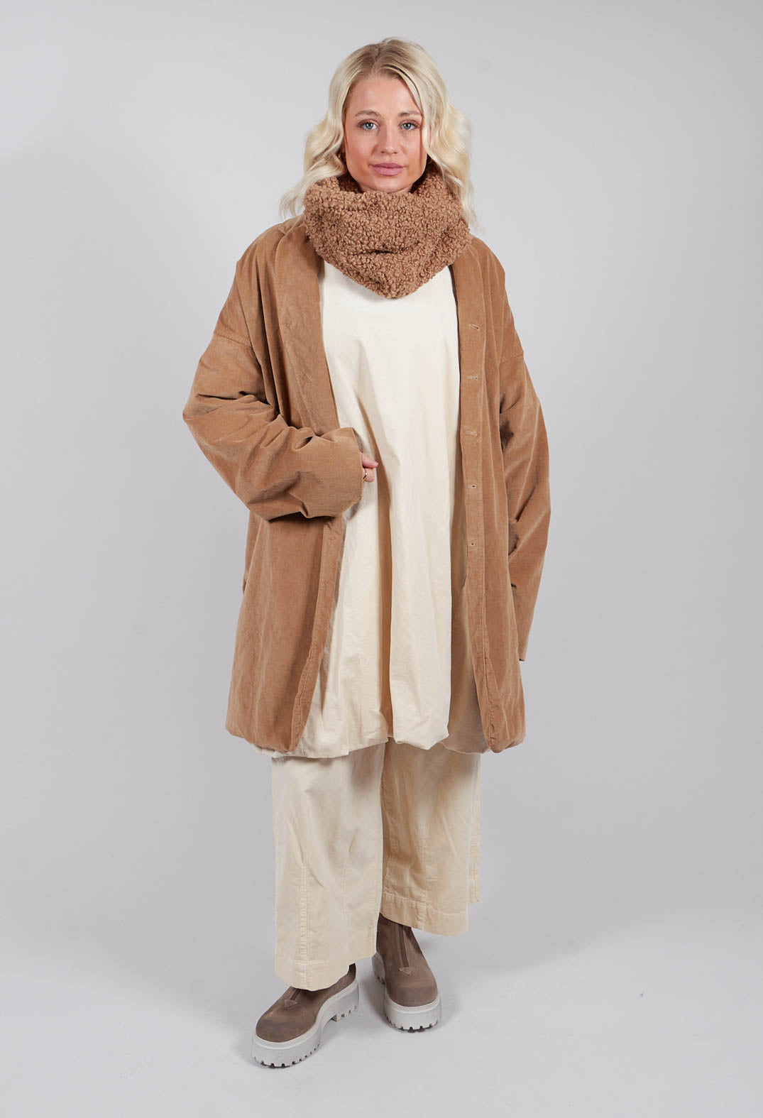 Elasticated Culottes in Cream
