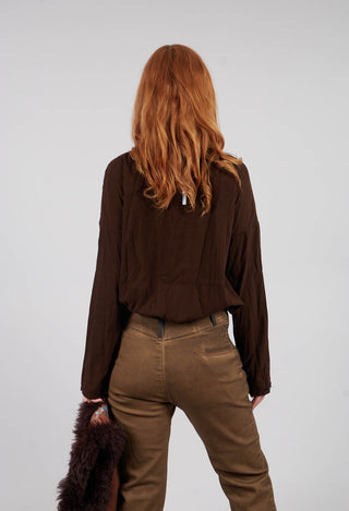 Collar Shirt TBC in Coffee