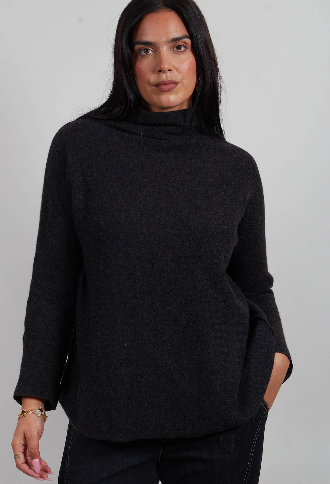 High Neck WS in Slate