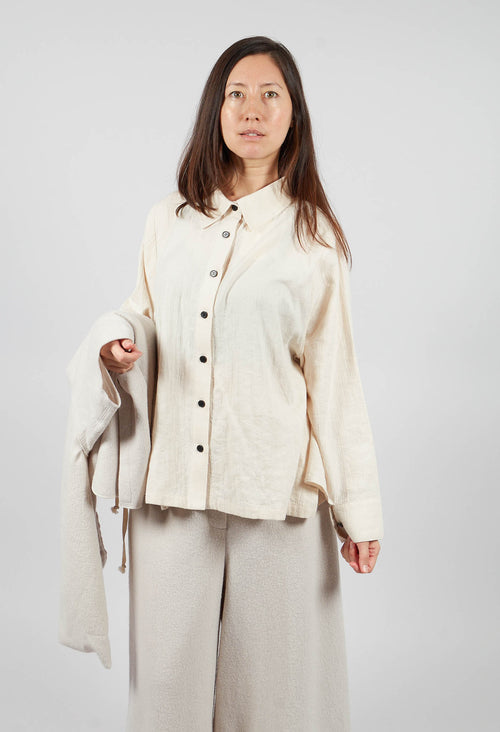 Batwing Shirt in Cream