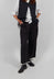 Pinstripe Trousers in Black