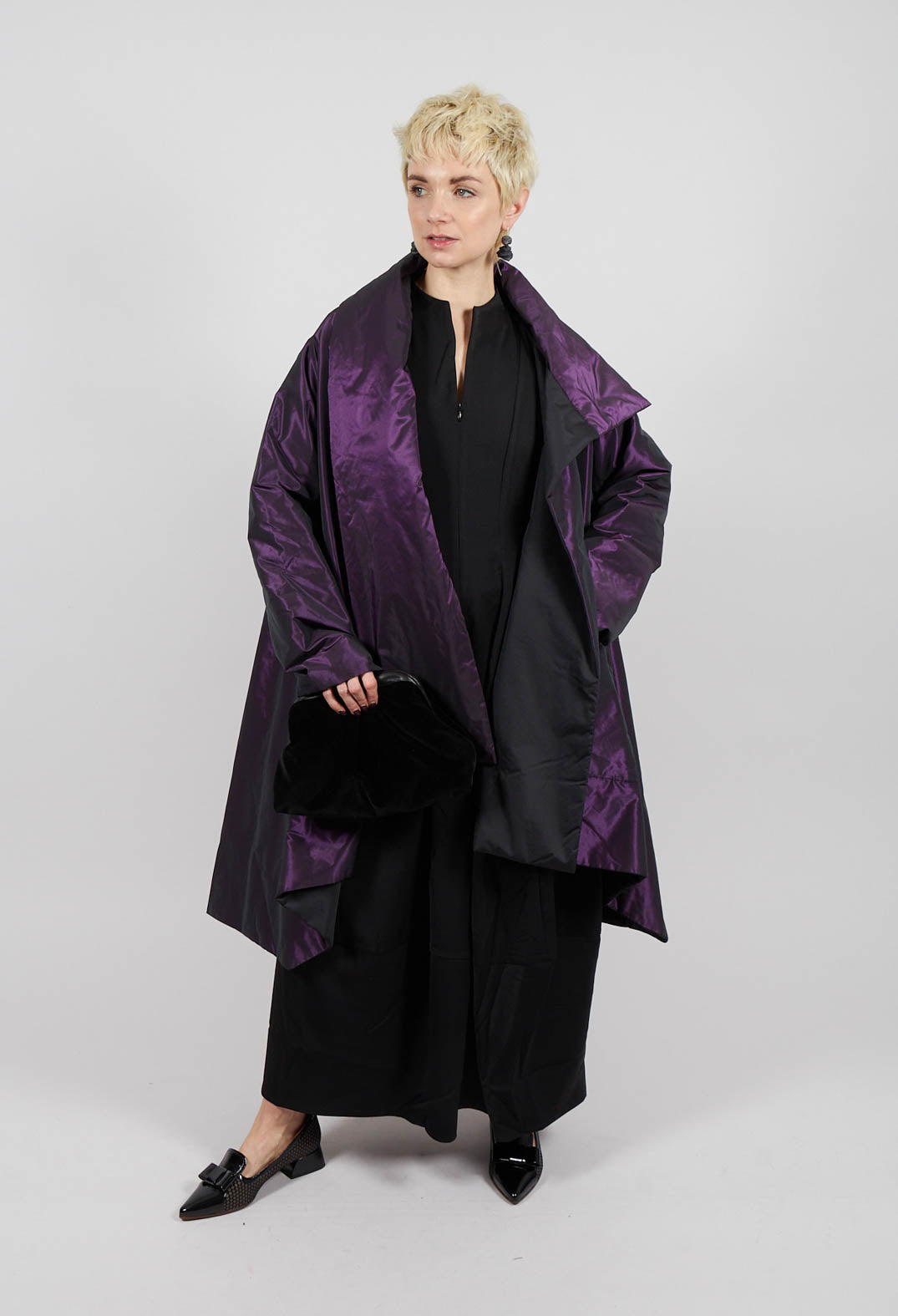 Savanah Coat in Plum