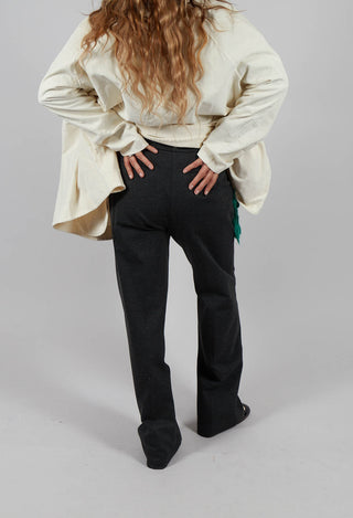 Fit Trousers in Dark Grey