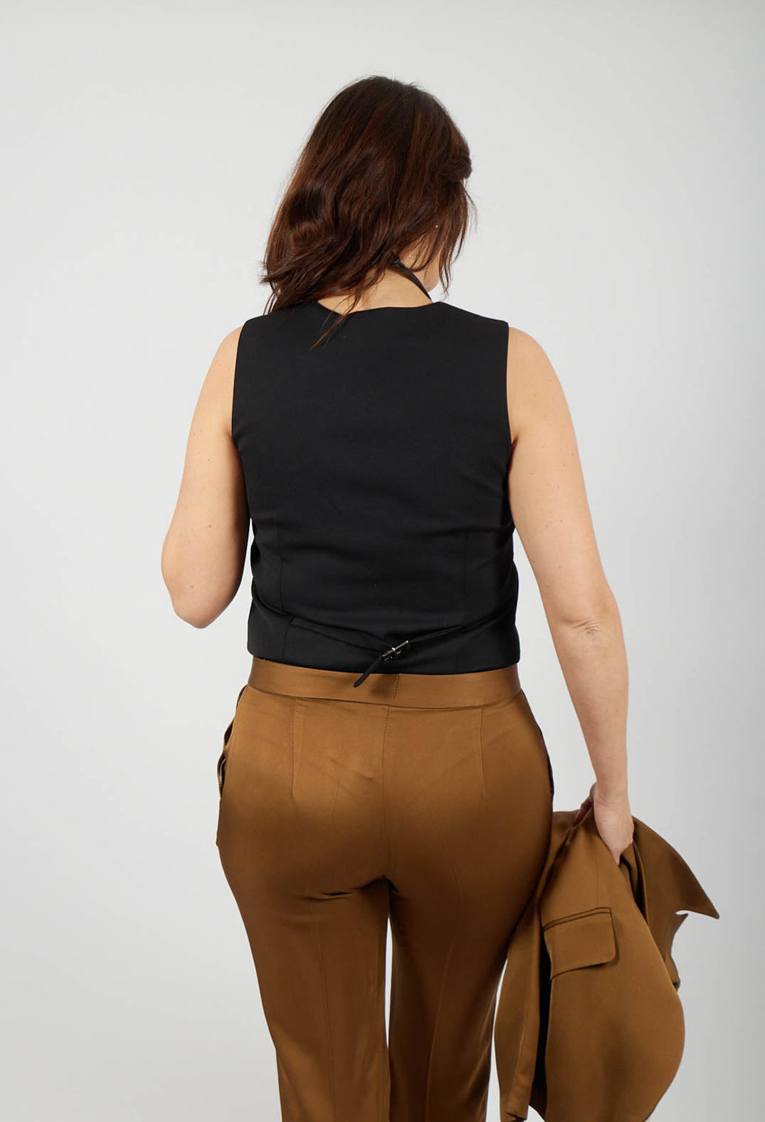 Twill Waistcoat in Black