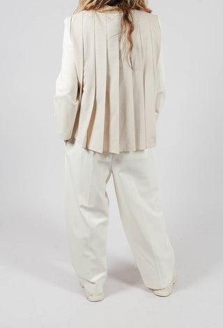 Twill Trousers in Cream