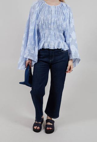 Agnes Jeans in Blue Denim