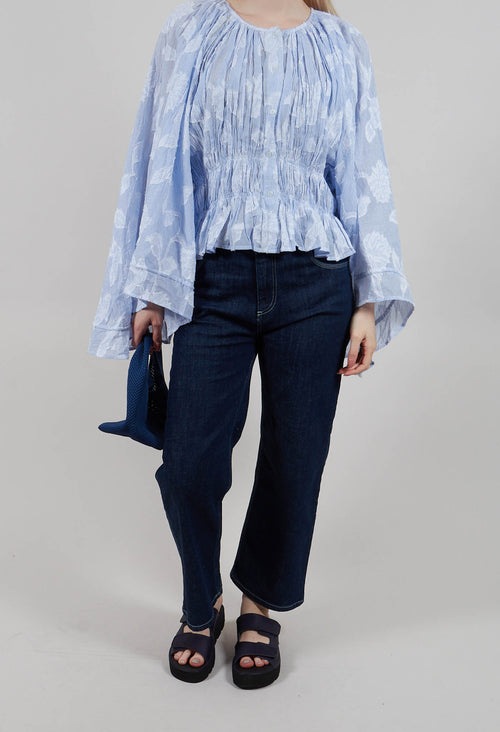 Agnes Jeans in Blue Denim