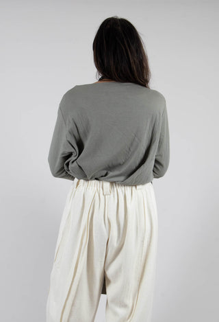 Long Sleeve Top in Light Grey