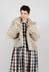 Reversible Sherling Jacket in Sandstone