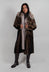 Long Opera Coat in White Smoke