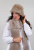 Shearling Bucket Hat in Sandstone